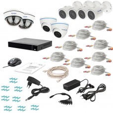 Комплект відеоспостереження Tecsar AHD 8MIX 5MEGA