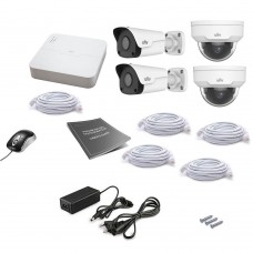 Комплект IP відеоспостереження Uniview 4MIX 2MEGA