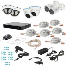 Комплект відеоспостереження Tecsar AHD 6MIX 5MEGA