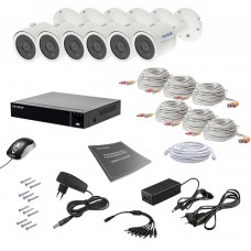 Комплект відеоспостереження Tecsar AHD 6OUT 2MEGA