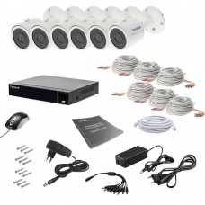 Комплект відеоспостереження Tecsar AHD 6OUT 5MEGA