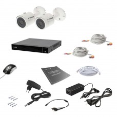 Комплект відеоспостереження Tecsar AHD 2OUT 8MEGA