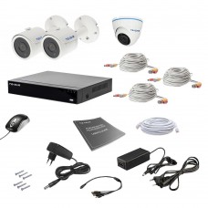 Комплект відеоспостереження Tecsar AHD 3MIX 5MEGA
