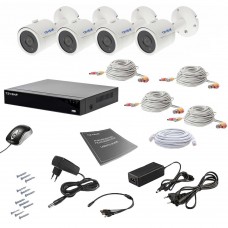 Комплект відеоспостереження Tecsar AHD 4OUT 5MEGA