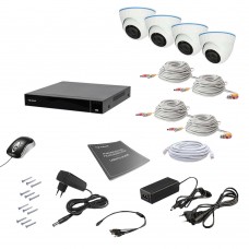 Комплект відеоспостереження Tecsar AHD 4IN 8MEGA